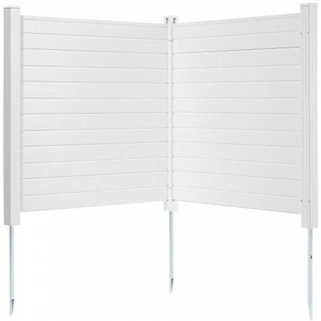 Outdoor Privacy Screens 50" W x 50" H Air Conditioner Fence 2 Panels