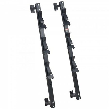 3-Place Weeder Trimmer Rack Holder for Open Landscape Trailer Lockable