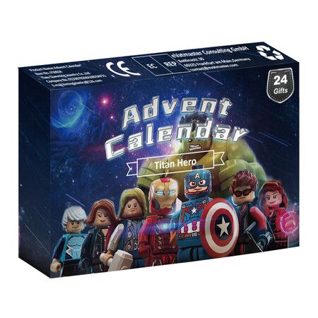 24 DayAvengers Advent Calendar 24 Days of Magic with Minifigures Perfect Holiday Christmas Gift