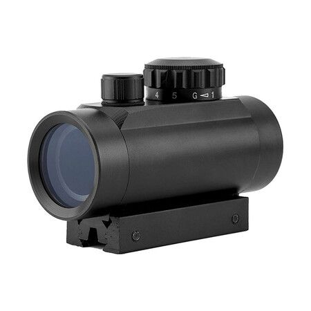 1x40 Tactical Riflescope with Red and Green Dot Sight for visibility in different lighting conditions,Durable and weather-resistant