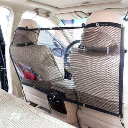 Universal Mesh Pet Barrier for Vehicles - Car Net Guard