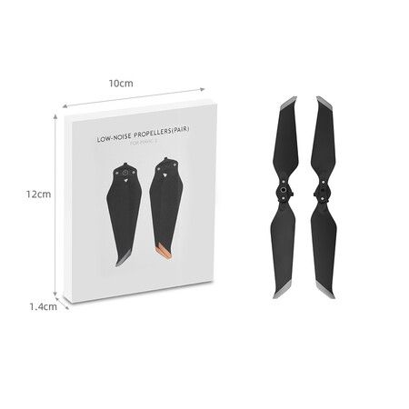 Silent Skies: 4Pcs Low Noise Propellers for Smoother, More Enjoyable DJI Mavic 2 Pro/Mavic Zoom Drone Flights