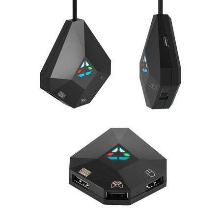 Mouse & Keyboard Converter: USB Adapter for PS4, PS3, X-box One, X-box 360, and switch lite