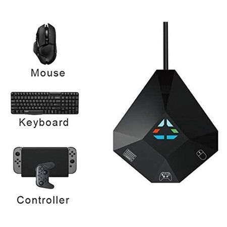 Mouse & Keyboard Converter: USB Adapter for PS4, PS3, X-box One, X-box 360, and switch lite