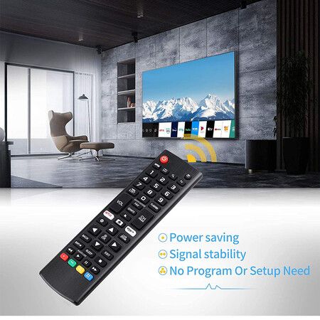 Replacement Remote for LG Smart TVs - Compatible with Multiple Models (AKB75095308, AKB74915324)