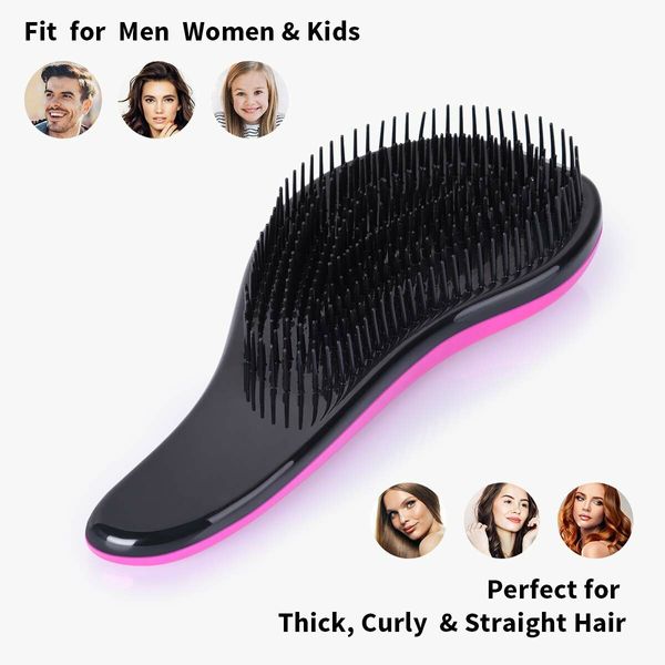 Professional Detangling Brush Detangler for Wet Hair (Purple)