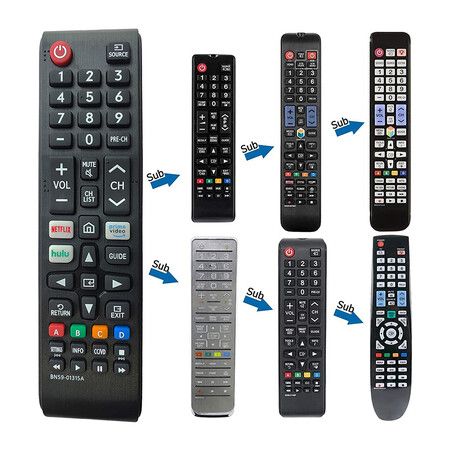 Universal Remote Control for All Samsung LCD, LED, HDTV, and 3D Smart TVs