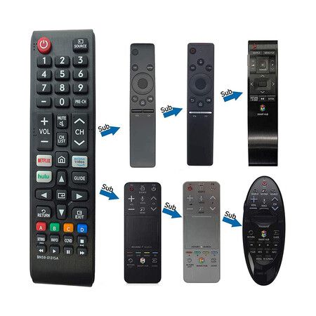 Universal Remote Control for All Samsung LCD, LED, HDTV, and 3D Smart TVs