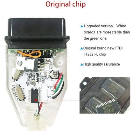 K+CAN Cable with USB Ediabas FT232RL Interface for Comprehensive OBD2 Car Diagnostics and ECU Reprogramming