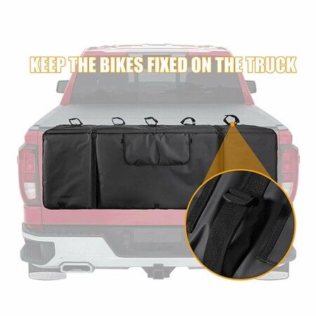 Waterproof Tailgate Bike Pads: Protect Your Truck and Haul Up to 5 Bikes Safely