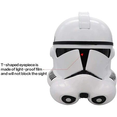 Star Wars Stormtrooper Helmet/Clone Trooper Mask with complete immersion Full-head coverage,Perfect for cosplay,Halloween,display