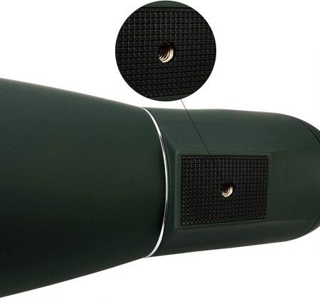 25-75x70 Spotting Scope with Tripod, Phone Adapter: Waterproof, Angled, Compact Scope for Hunting, Birdwatching, and More