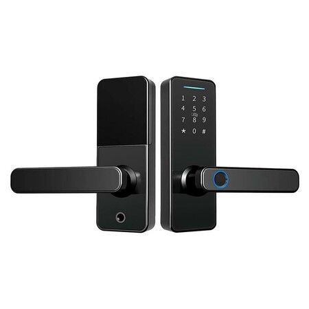 Keyless Convenience: Smart Door Lock with Fingerprint, Card, and Password Access