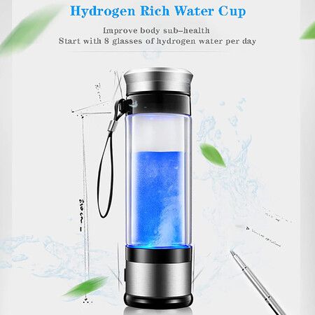 Portable Instant Hydrogen Water Generator Creates Hydrogen-Rich Water in Just 3 Minutes (Up to 800 PPB)