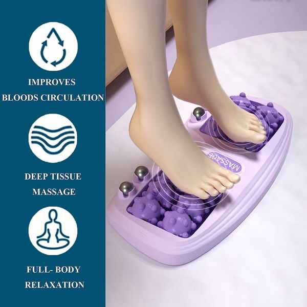 Foot Massager Roller for Plantar Fasciitis Relief in Purple