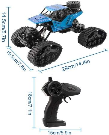 High-Speed Off-Road RC Tank Remote Control Climbing Car with Climbing Capabilities