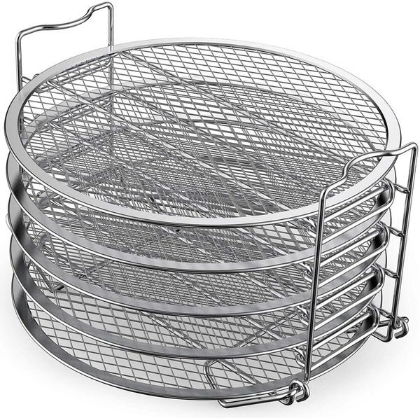 Stainless Steel stand Rack for Ninja Foodi and Instant Pot Pressure Cookers and Air Fryers (6.5 and 8 Qt),Instant Pot Duo Crisp 8 Qt