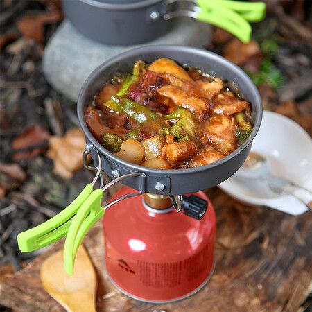 Camping Cookware Mess Kit - Essential Gear for Outdoor Cooking