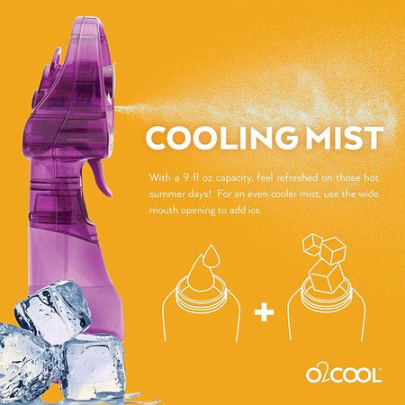 Misting Personal Fan in Purple (Universal)