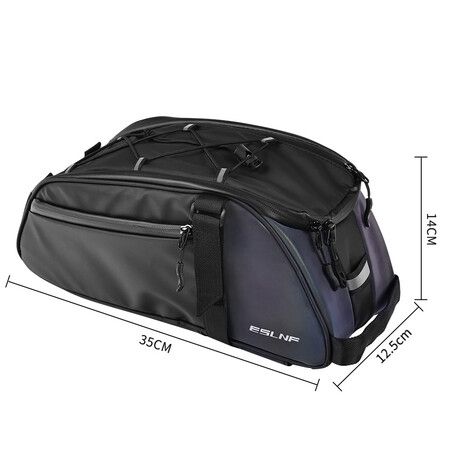 Waterproof Bicycle Rear Seat Bag: Mount on Luggage Carrier for Cycling and Travel