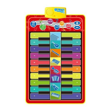 Interactive Piano Mat for Kids - Dual Play Modes for Boys and Girls - Musical Keyboard Playmat