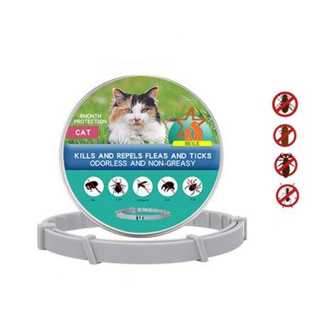 4-Pack of 70cm Anti-Parasitic Collars for Cats - Effective Flea and Tick Protection