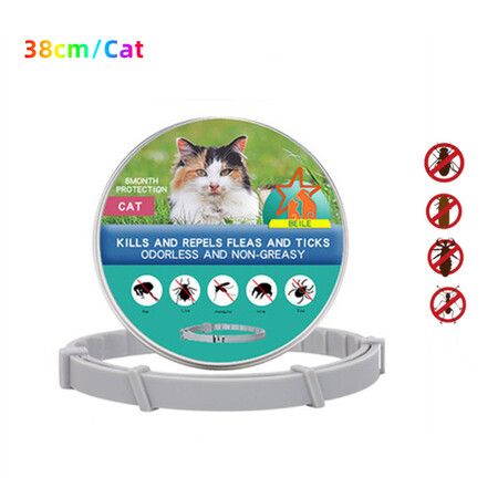 4-Pack of 70cm Anti-Parasitic Collars for Cats - Effective Flea and Tick Protection