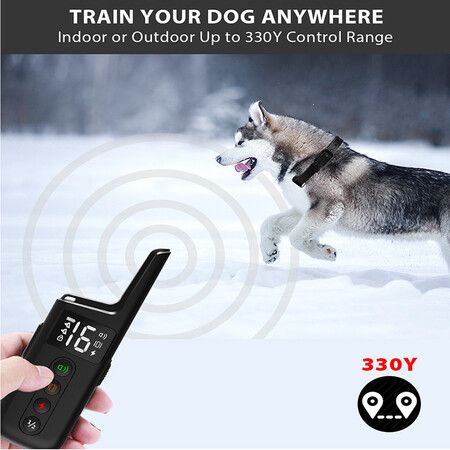 300M Electric Shock Collar for Dogs: Train Your Pup with Vibration, Electric Shock, and Remote Control