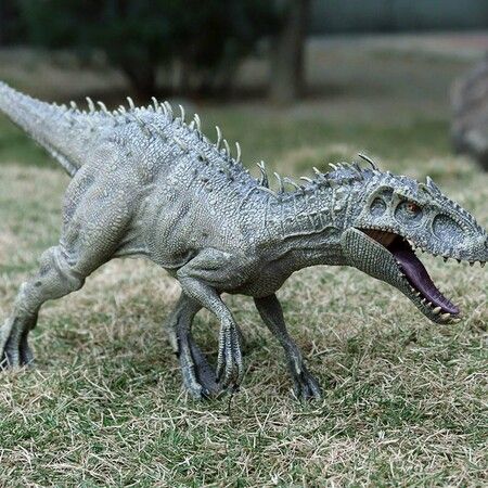 Unleash the Savage Indominus Rex: Open-Mouth Action Figure Toy from Dinossauro World