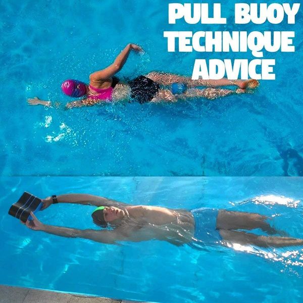 Swim Training Pull Buoy: Corrects Posture, Builds Arm Strength, Aqua Float for Seniors, and Kids