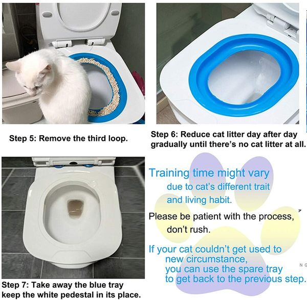 Cat Training All-in-One Toilet Training Kit with Professional Urinal Seat