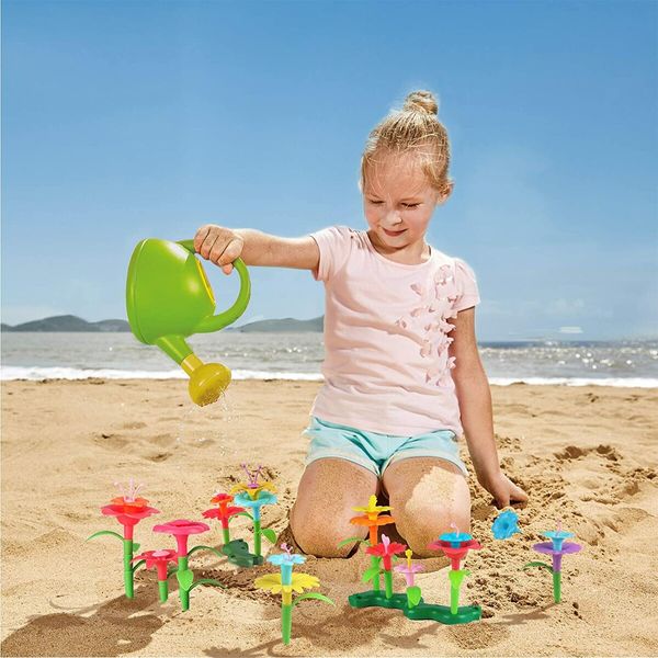 109-Piece Flower Garden Building Toy for Girls and Boys Ages 3-6