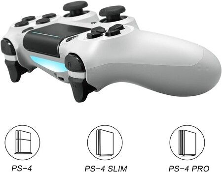 Wireless Bluetooth Controller for PS4, Compatible with Ps4, Silm, Pro PC