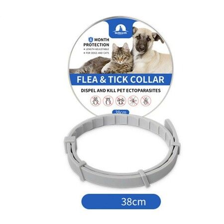 2-Pack 38cm Anti-Flea and Tick Collar for Cats