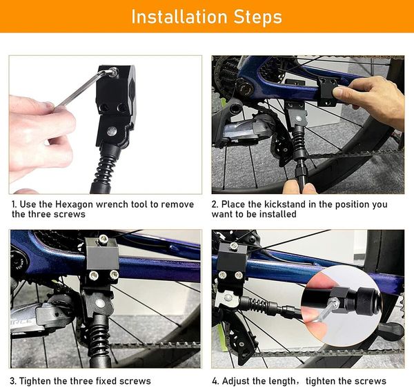 Universal Bike Kickstand for 16-26 Inch Bikes: Keep Your Ride Upright