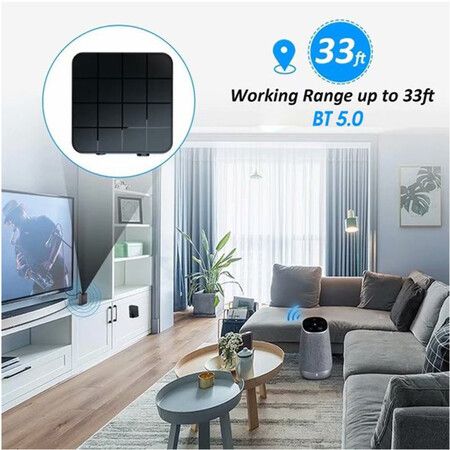 2-in-1 Bluetooth Audio Transmitter and Receiver with 3.5mm jack for Wireless connecting to TVs, cars, and home speakers Audio Streaming