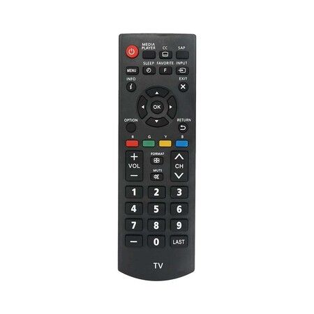 Replacement Remote for Panasonic Viera TVs: Compatible with Multiple Models including TC-L39EM60 TC-L50EM60 TC-P42X60 TH-39LRU6 TH-39LRU60 TH-42LRU6 TH-32LRU60 TH-42LRU60 TH-65LRU60 TC-L32B6 TC-L32XM6 TH-32LRU6 TC-50A400U