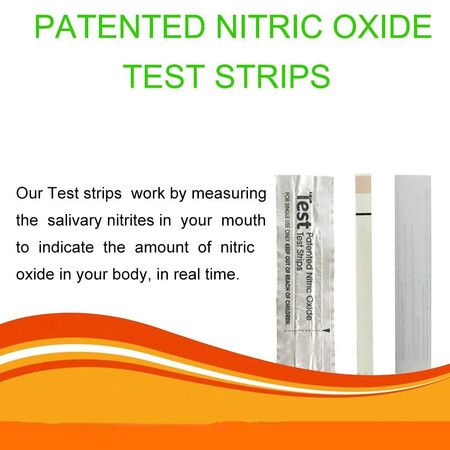 Saliva Nitric Oxide Test Strips: Quick and Easy Results in 15 Seconds (25 Pack)