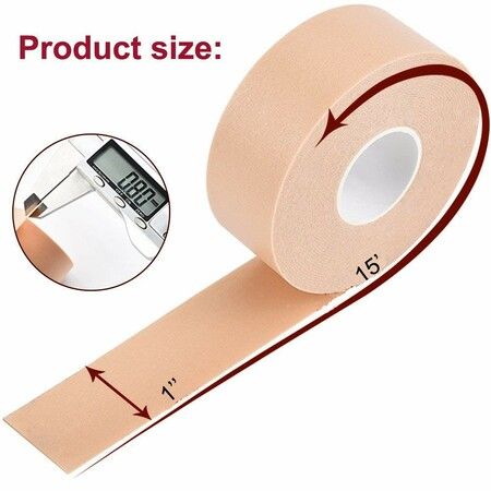 Adhesive Moleskin Tape for Blister Prevention - 2 Rolls of Protective Pads for Feet