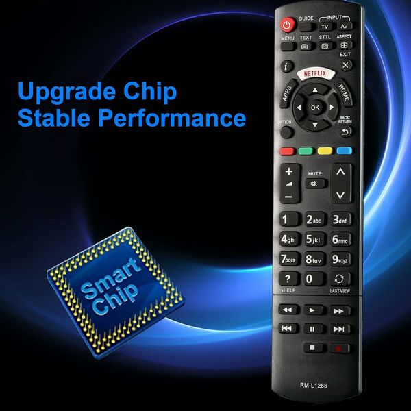 Universal Remote for Panasonic TVs - Replace Your Original Remote with Shortcut Key Functionality