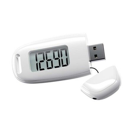 Accurate Step Counting 3D Pedometer,Walking Step Counter with Easy-to-read display,convenient strap attachment,Helps you stay motivated & reach fitness goals