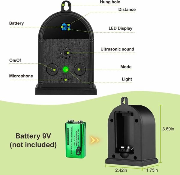 Anti-Bark Ultimate Dog Bark Control Silencer Deterrent with 4 Adjustable Modes: Adjustable Ultrasonic Device with 50ft Range