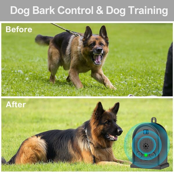 Anti-Bark Ultimate Dog Bark Control Silencer Deterrent with 4 Adjustable Modes: Adjustable Ultrasonic Device with 50ft Range