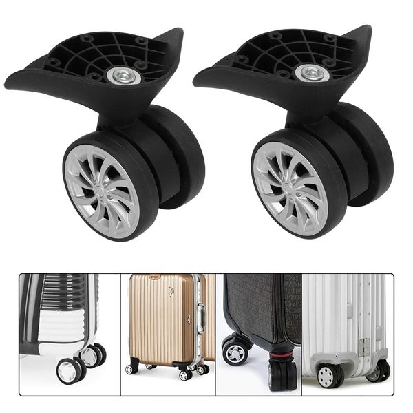 Roll Smooth and Silent Heavy-Duty Suitcase Wheels Replacement for Effortless Travel and Furniture Mobility,1 pair