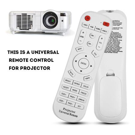 White Universal Projector Remote Controller