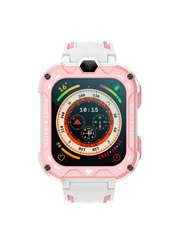 4G Smart SOS Watch for Kids with GPS, Video Call, Chat, Camera, Flashlight and Waterproof Protection