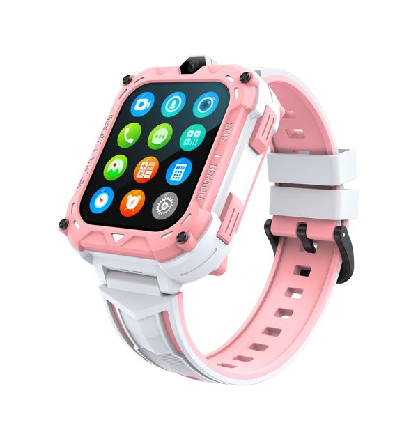 4G Smart SOS Watch for Kids with GPS, Video Call, Chat, Camera, Flashlight and Waterproof Protection