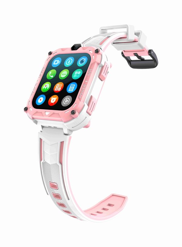 4G Smart SOS Watch for Kids with GPS, Video Call, Chat, Camera, Flashlight and Waterproof Protection