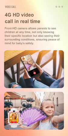 4G Smartwatch for Kids with SOS GPS Tracking, Video Calling, and More - Keep Your Child Safe and Connected