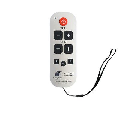 Easy-to-Use TV Remote with Large Buttons for Seniors and Kids